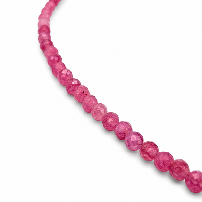 Ketting toermalijn goud